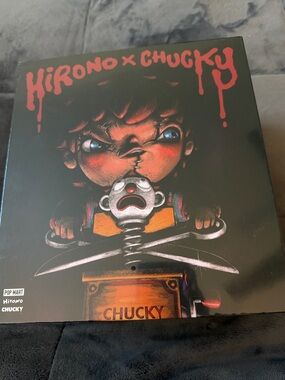 HIRONO x CHUCKY Collaborator — Black with Red Accents sealed in box.